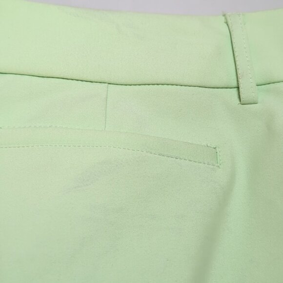 Catherine Malandrino Cropped Trousers Mint Green Slim Leg Stretch Pants - Picture 9 of 10